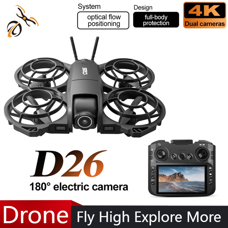 โดรน D26 4K ถ่ายภาพทางอากาศ HD - Drone Gimbal 2 Axis บทวิจารณ์และราคา