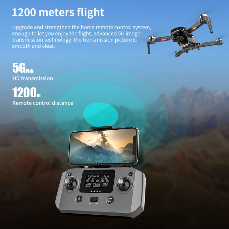 L106 Pro 3 Drone 5G WIFI FPV G - Drone Gimbal 2 Axis บทวิจารณ์และราคา